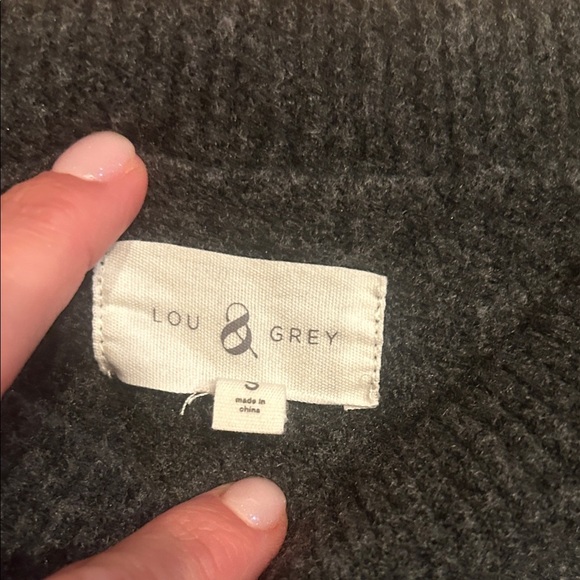 Lou & Grey Après Expert Sweater in Black and Tan - Picture 7 of 9